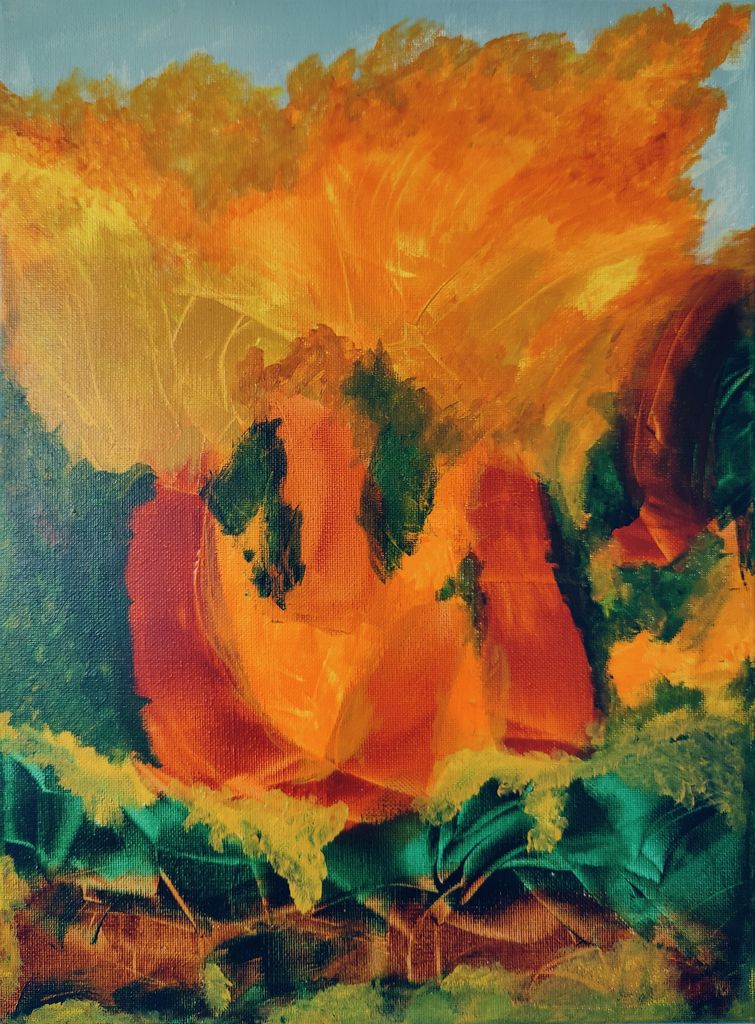 HerbstfeuerAcryl auf Leinwand30 x 40 cmverfügbar