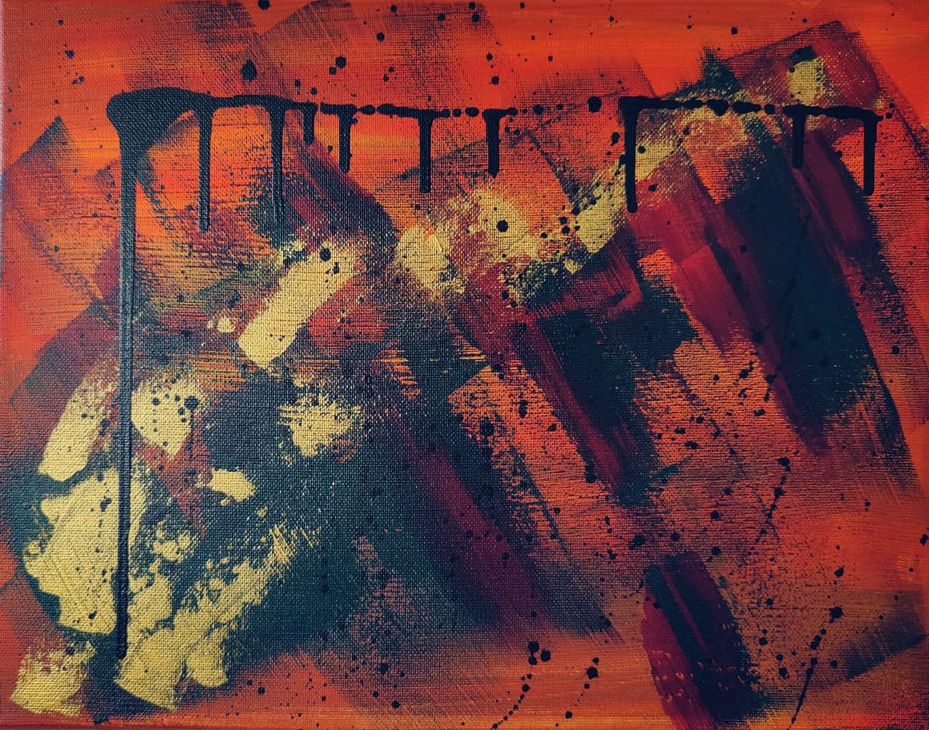 Ohne Titel # 002Acryl und Aquarylic auf Leinwand28 x 35,6 cmverfügbar