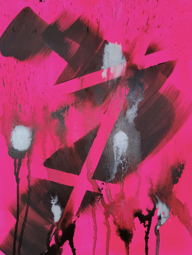 Pink loveAcryl und Aquarylic auf Leinwand30 x 40 cmderzeit ausgeliehen (aber verfügbar)